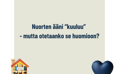 Nuorten ääni “kuuluu” – mutta otetaanko se huomioon?